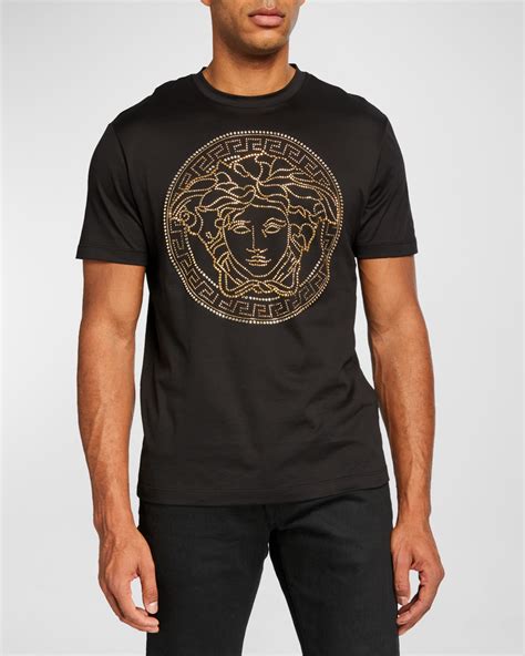 versace shirt heren medusa|versace medusa t shirt men.